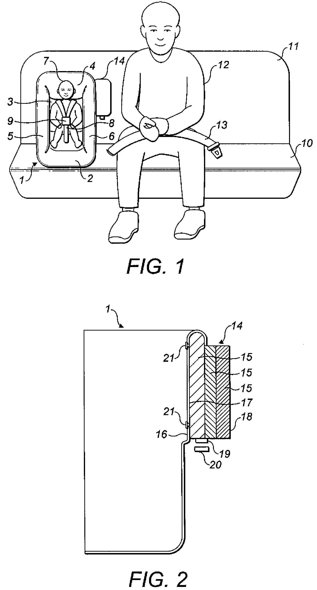 Child restraint apparatus for vehicle