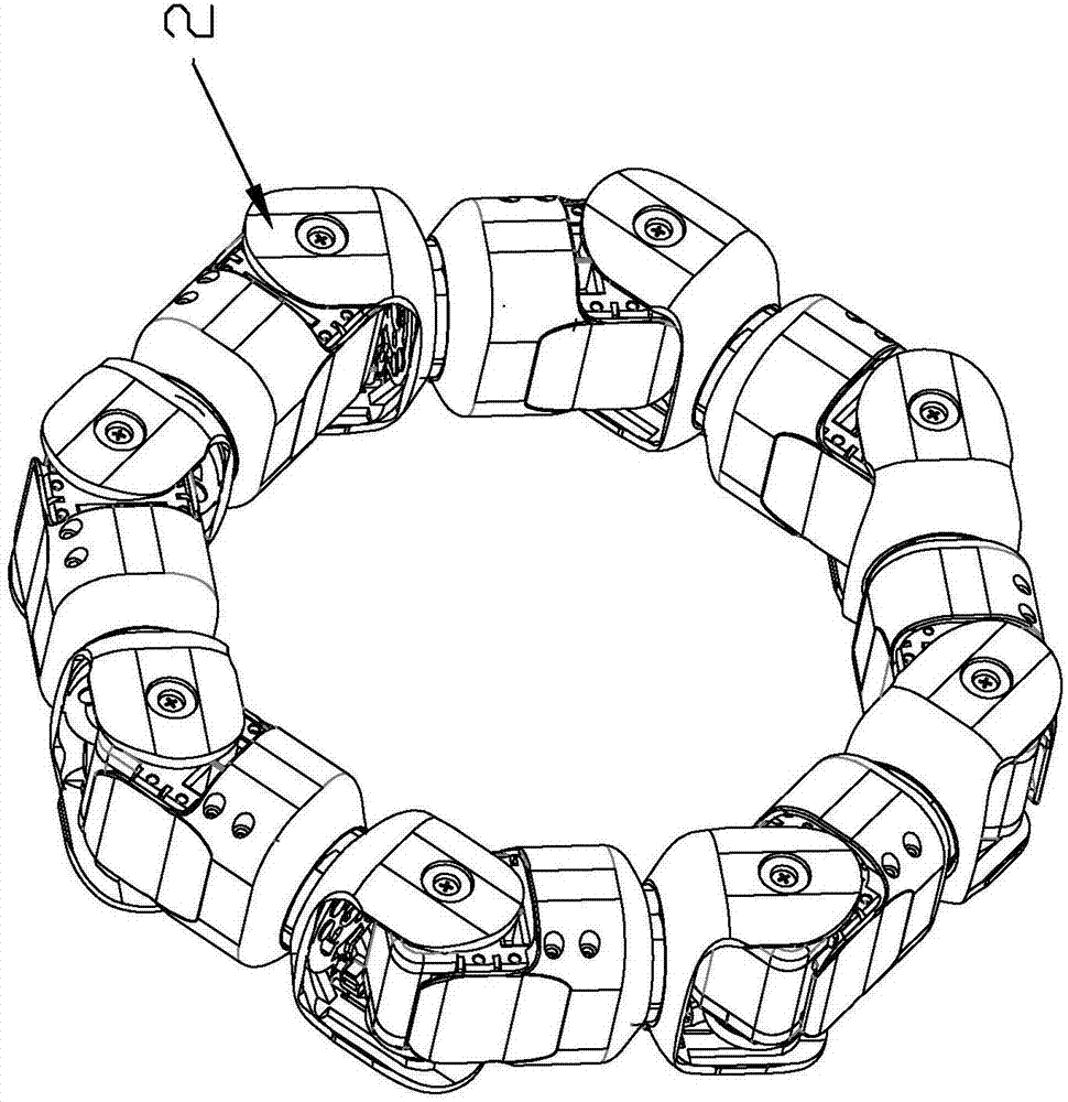 Modularized annular rolling robot