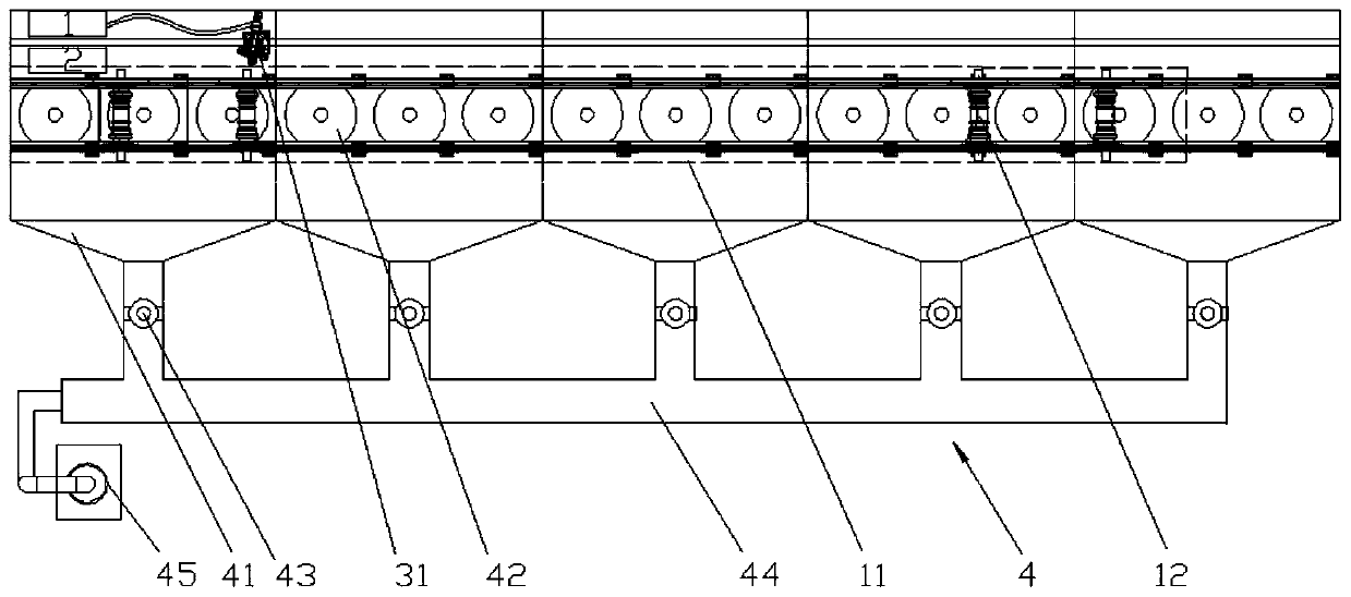 Counter-flow-type intelligent purging system and method of unilateral pathway