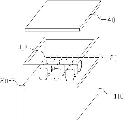 Chinese bee bottle type hive honey flat box production method and device and frame for production