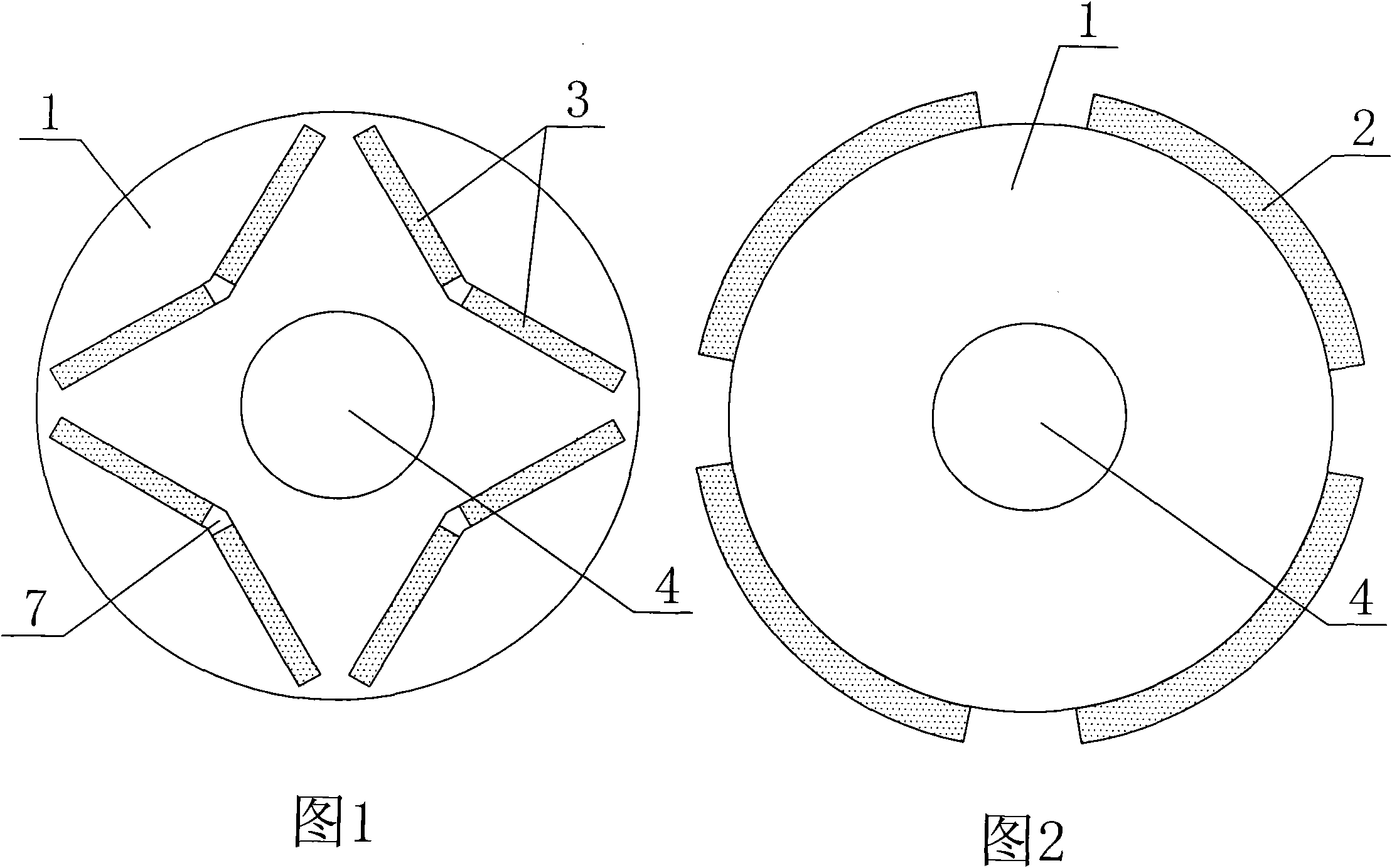 Permanent magnet motor rotor