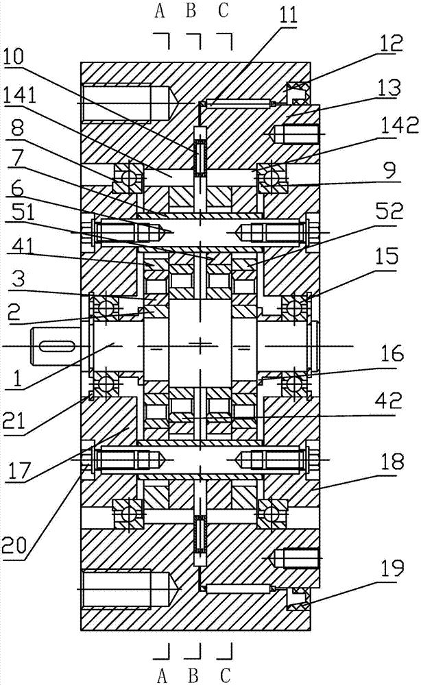 Compound cycloidal reducer