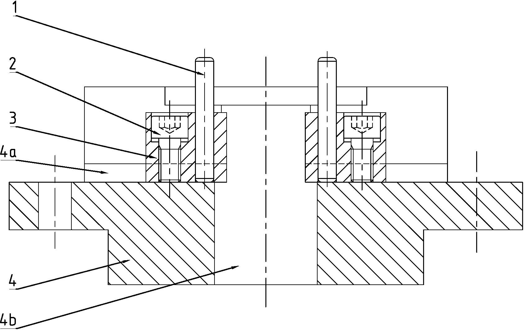 Machining and positioning device for inner bore