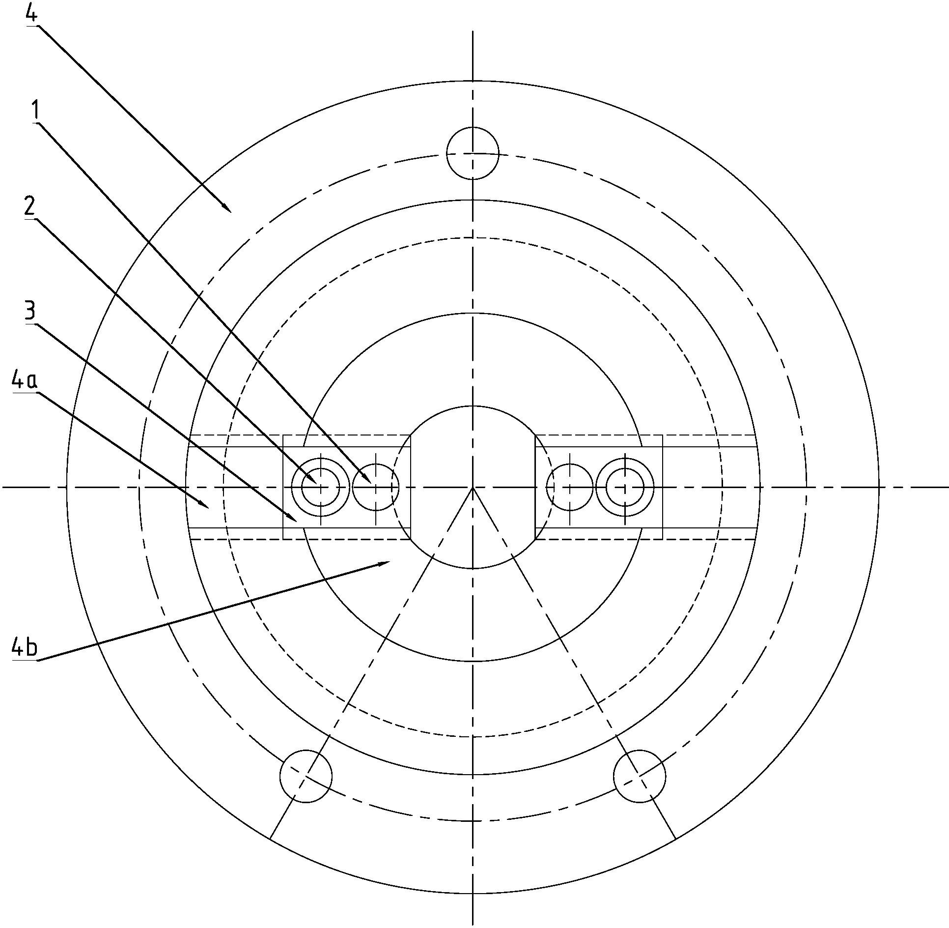 Machining and positioning device for inner bore