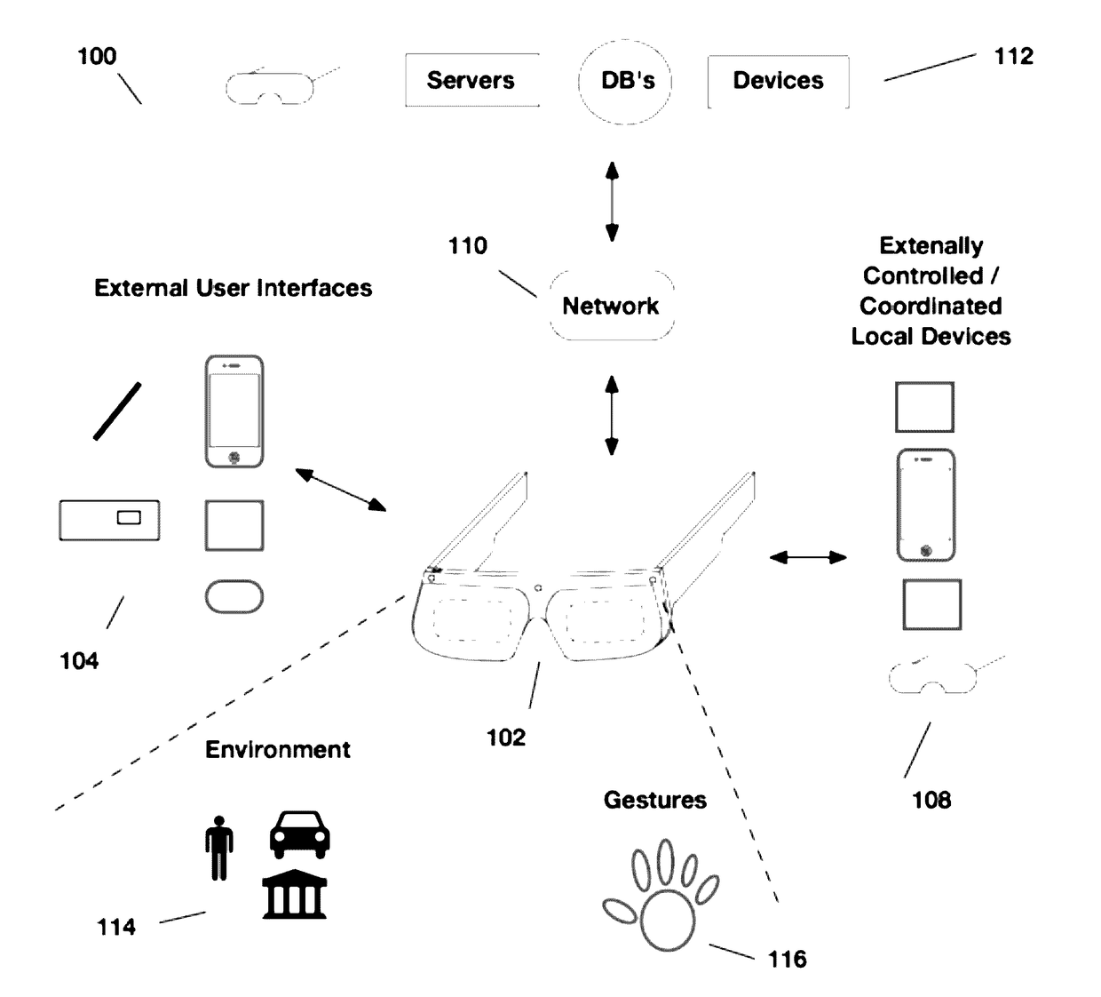 External user interface for head worn computing