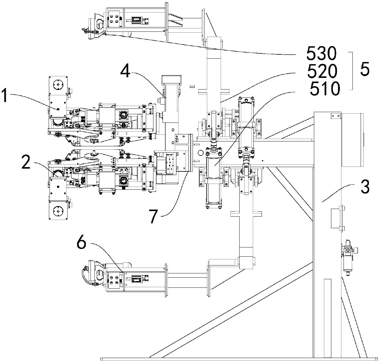 Intelligent double-gun spot welding machine