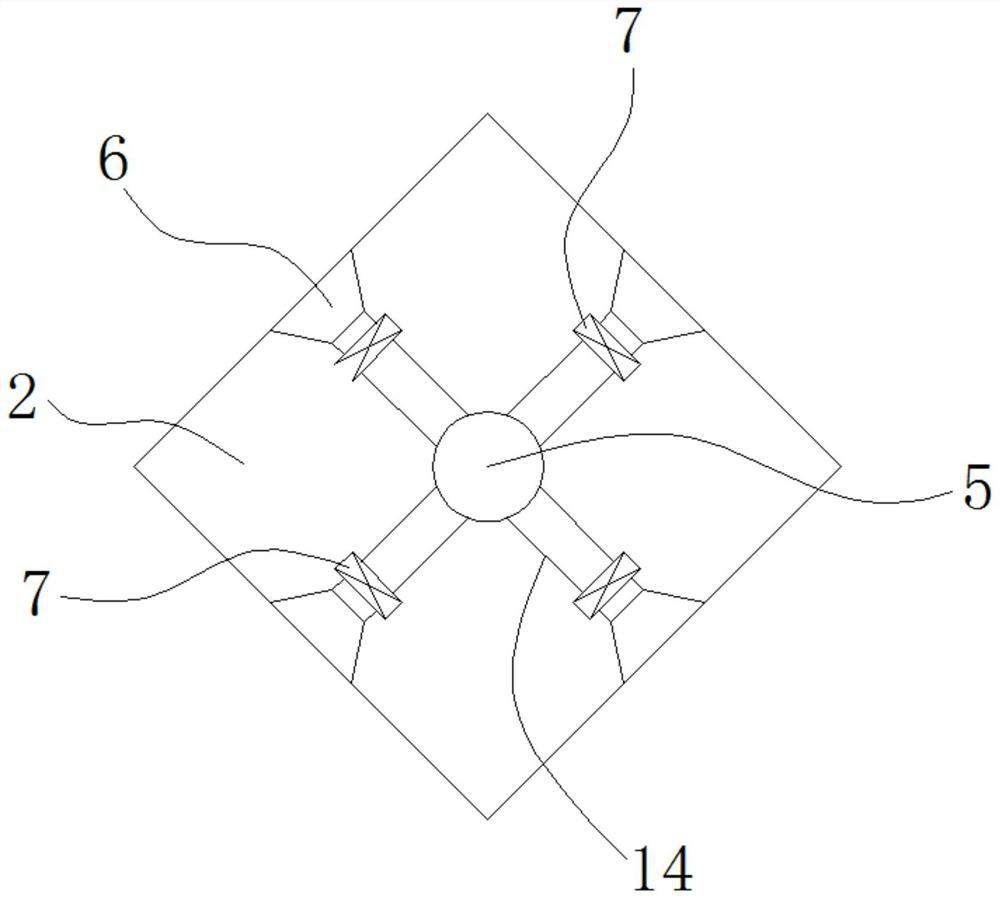 A supporting settling and cleaning mechanism