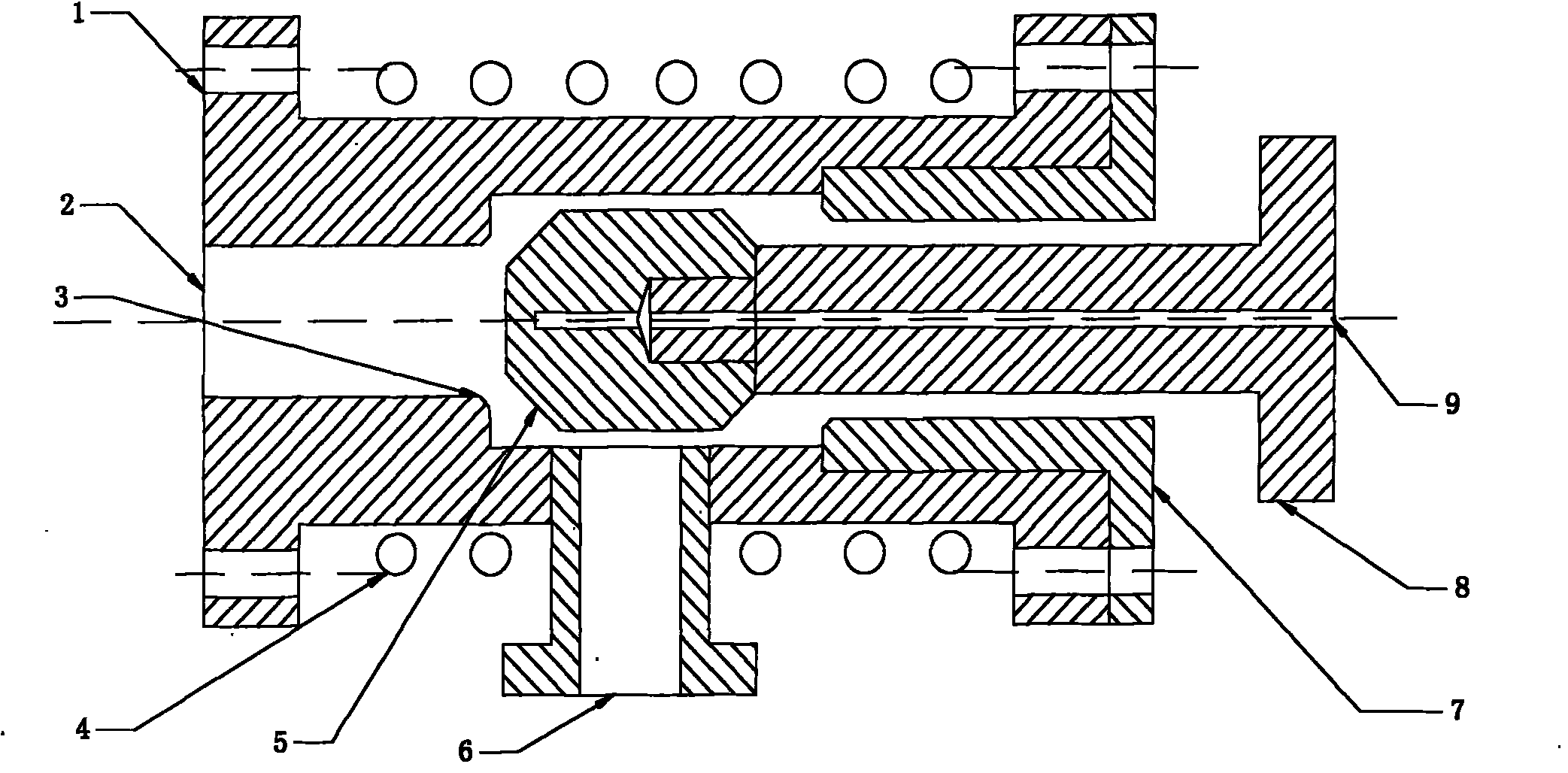 Valve for controlling delivery of metal melt and use method thereof