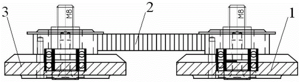 On-line pressing device for plastic profiles