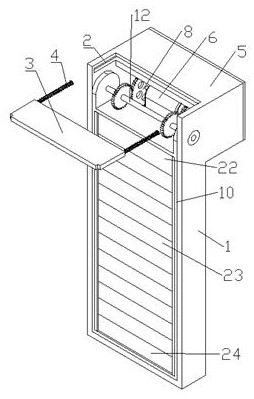 A multifunctional safety door for power distribution room