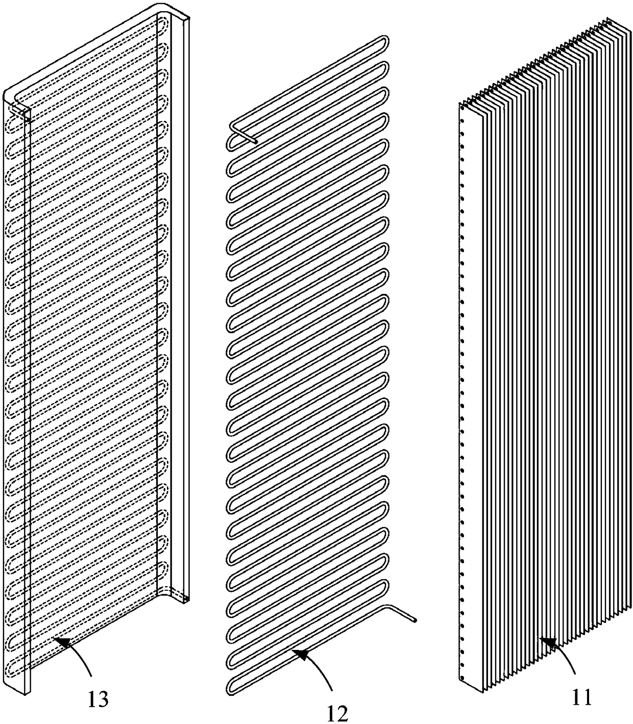 Heat radiation system with humidity regulating solution