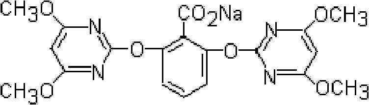 Mixed weeding composite containing bispyribac and pyrazosulfuron