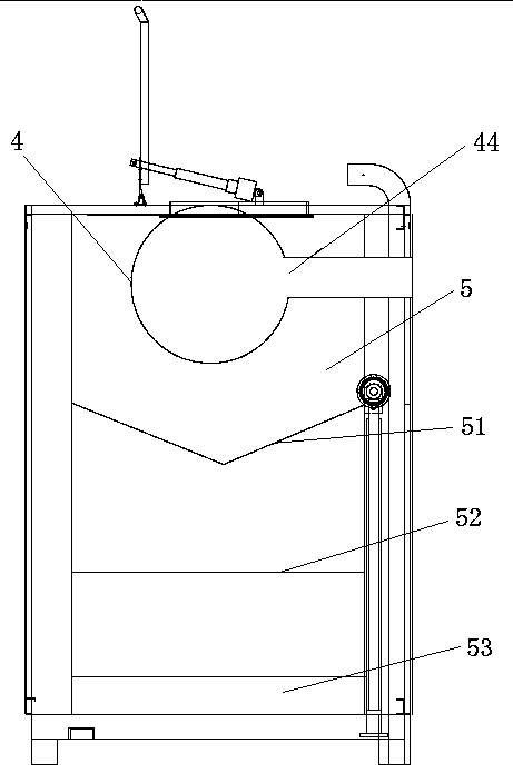 Solid-liquid separation equipment for kitchen waste centralized treatment device