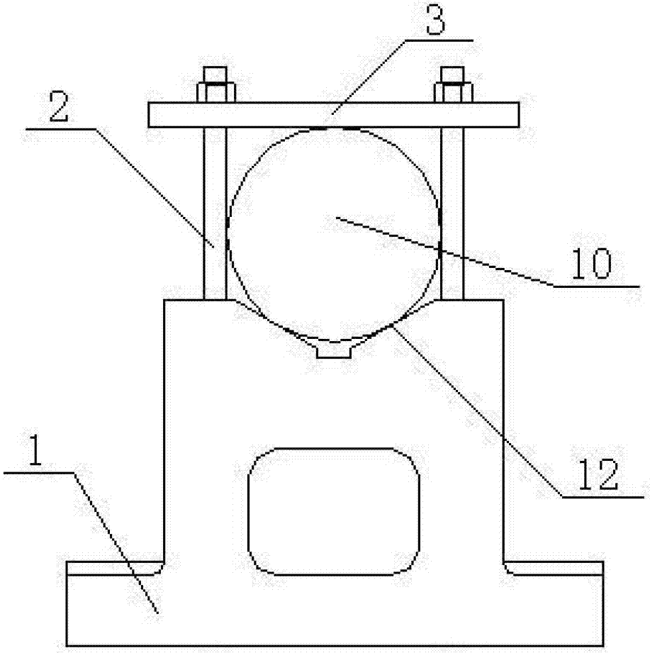 Universal clamp for machining pin holes of ball-head screws