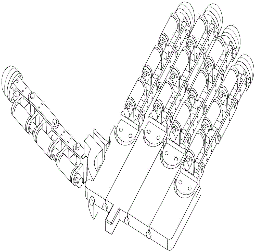 Multi-fingered dexterous hand based on FPA drive