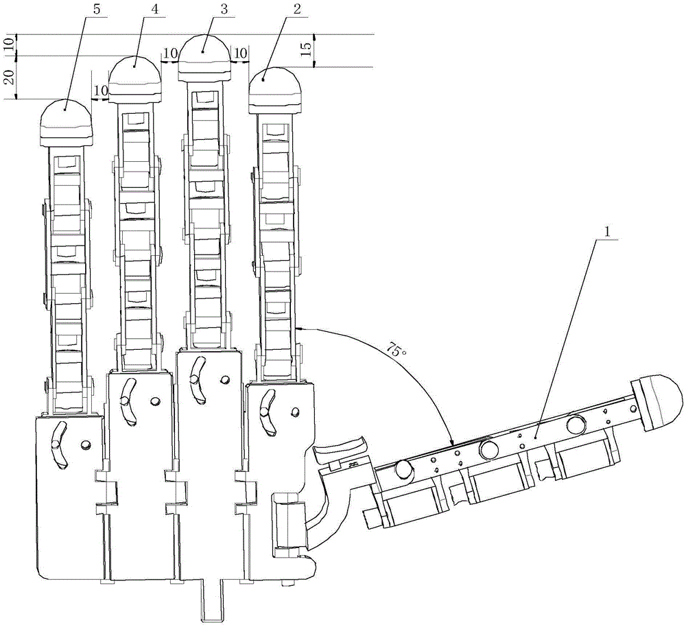 Multi-fingered dexterous hand based on FPA drive