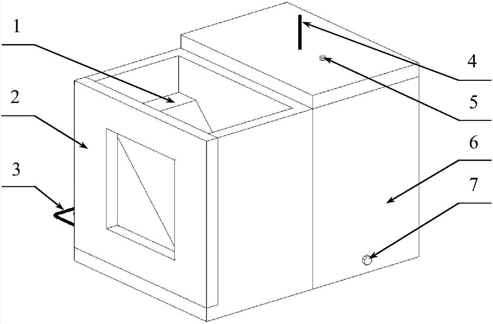 Water level rising and falling device of geotechnical centrifuge