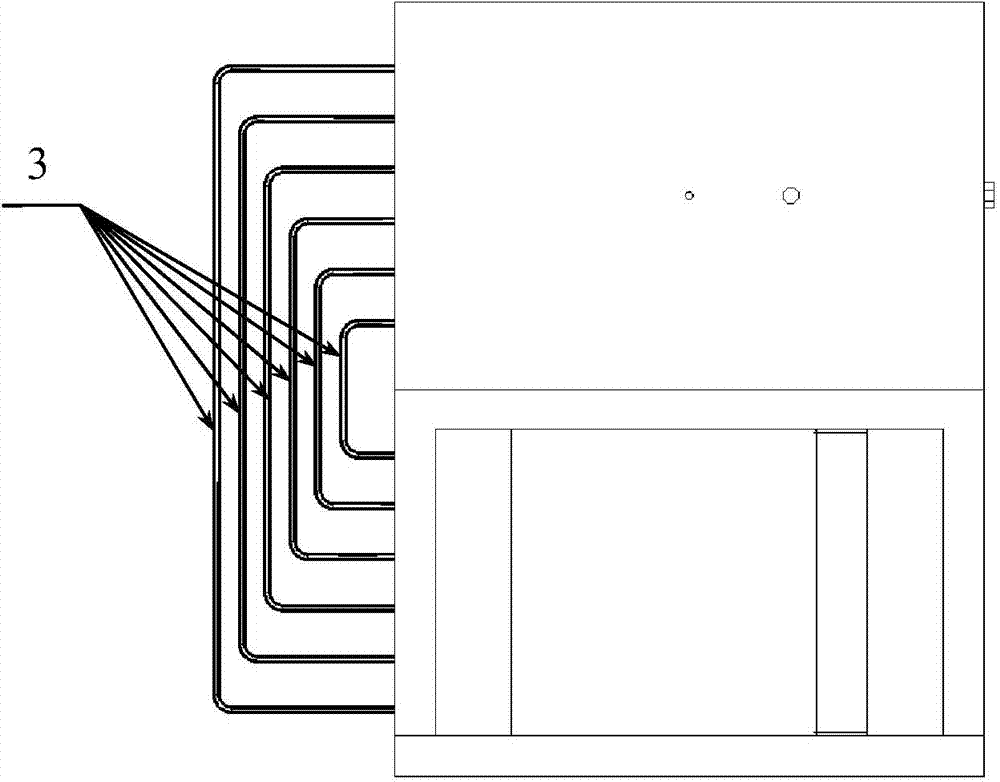 Water level rising and falling device of geotechnical centrifuge