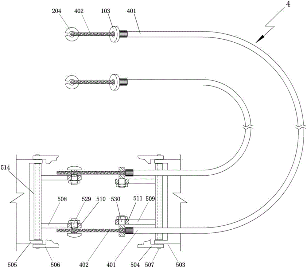 Rear-hanging pedestal pan cushion turning and driving device and fixing seat