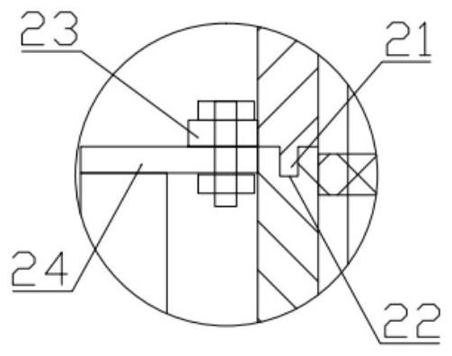 Radioactive wastewater treatment device