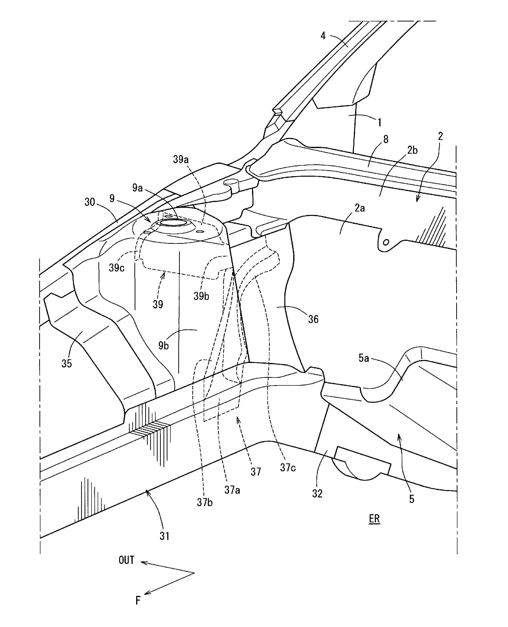 Vehicle-body front structure