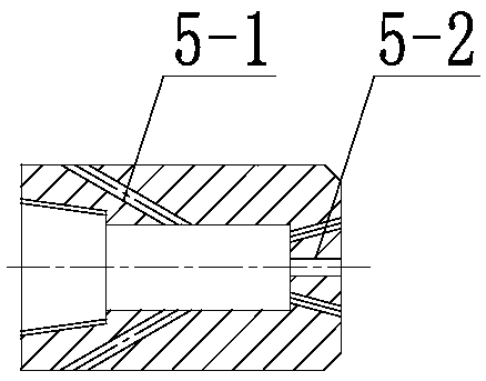 Spraying self-propelled multi-branch slim-hole completing tool and operation method