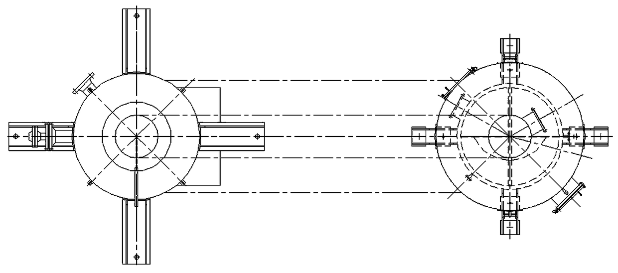 A washing and absorbing device for preparing electronic-grade hydrogen fluoride