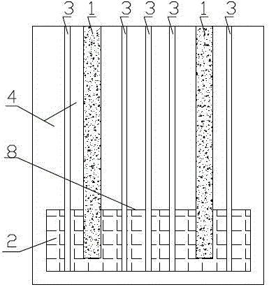 Freezing bottom-sealing construction method for deep foundation pit