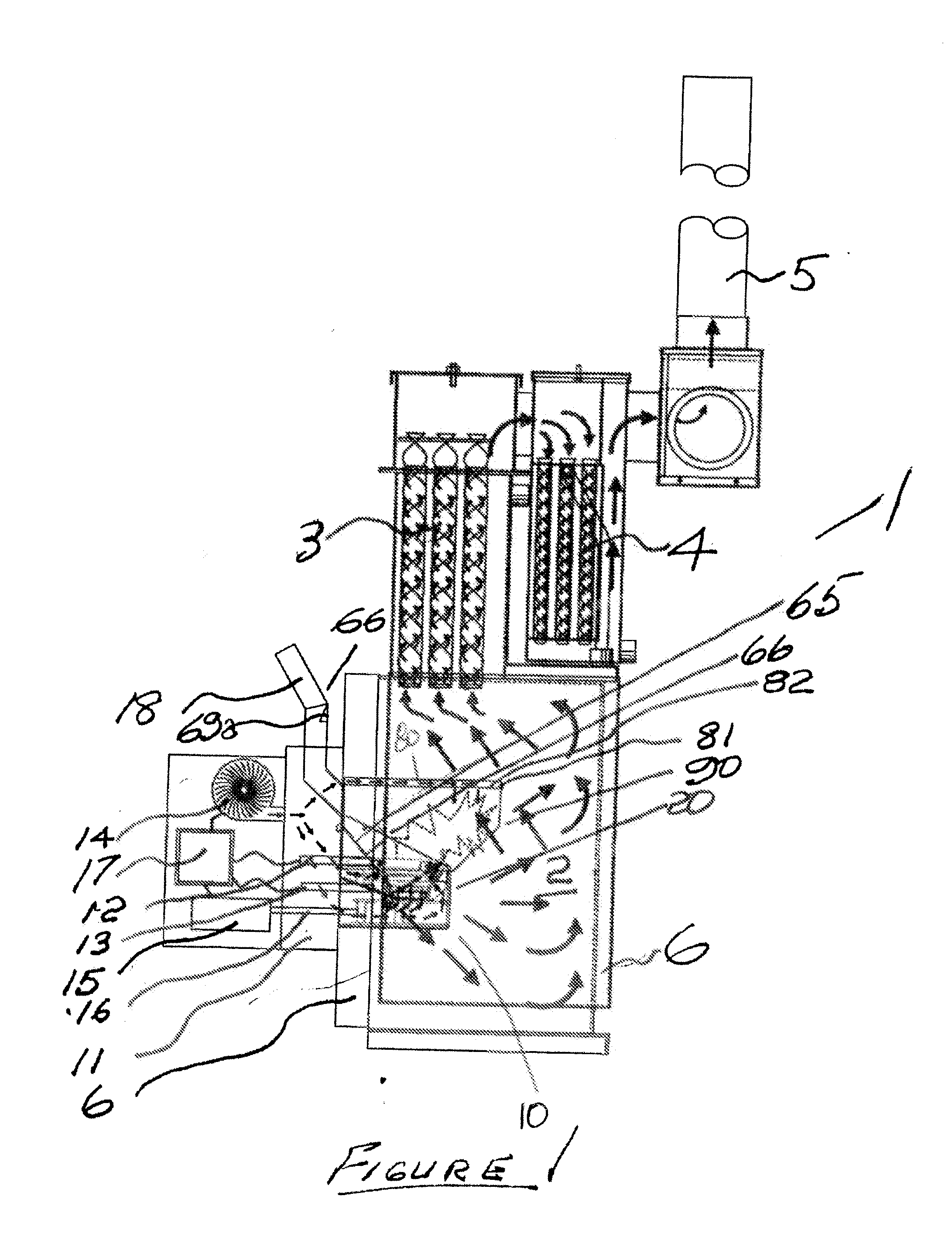 Enclosed granular fuel burning boiler