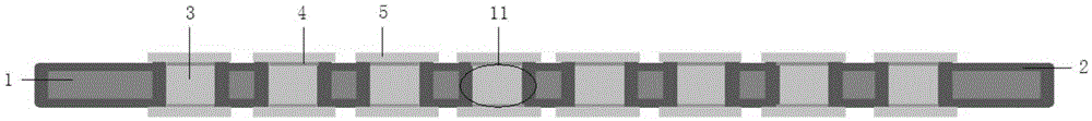 Packaging structure of implanted chip and manufacturing method thereof