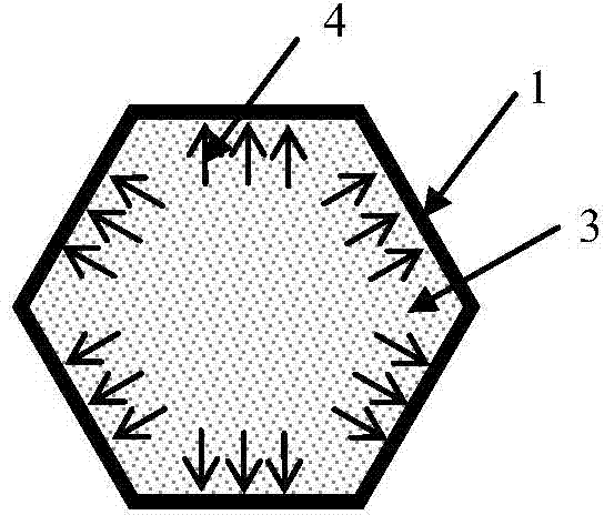 Honeycomb reinforced material