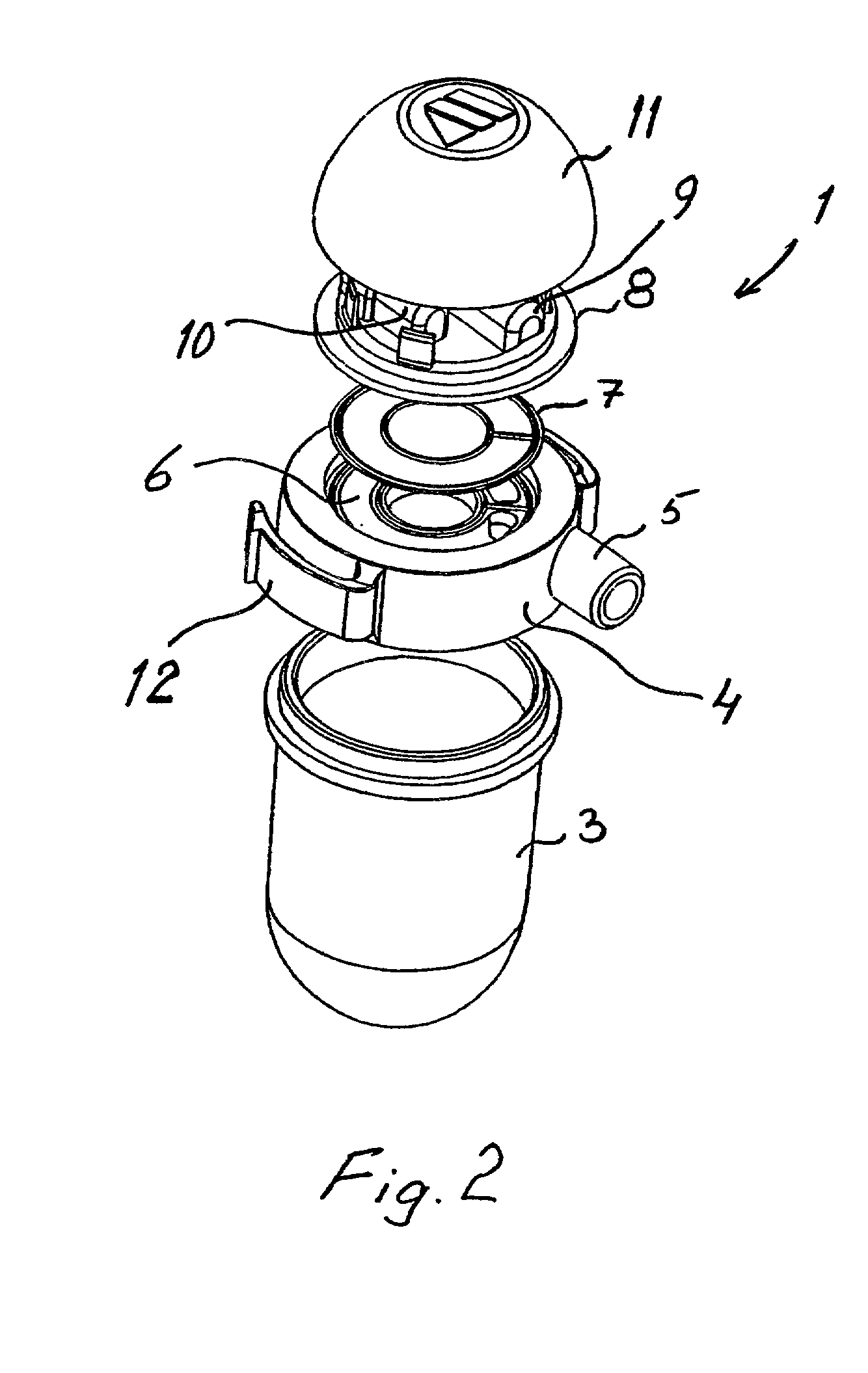 Liquid separator with holder unit