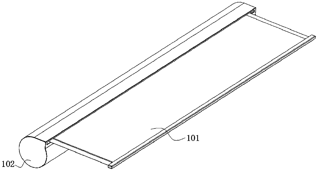 Rollable flexible display device