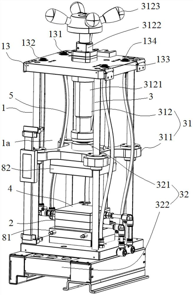 Test fixture for fuel cell membrane electrode