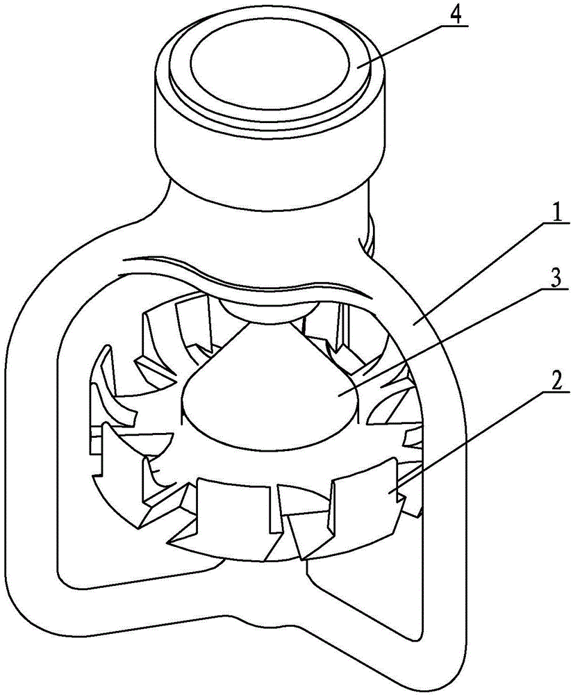 Rotary splashing device