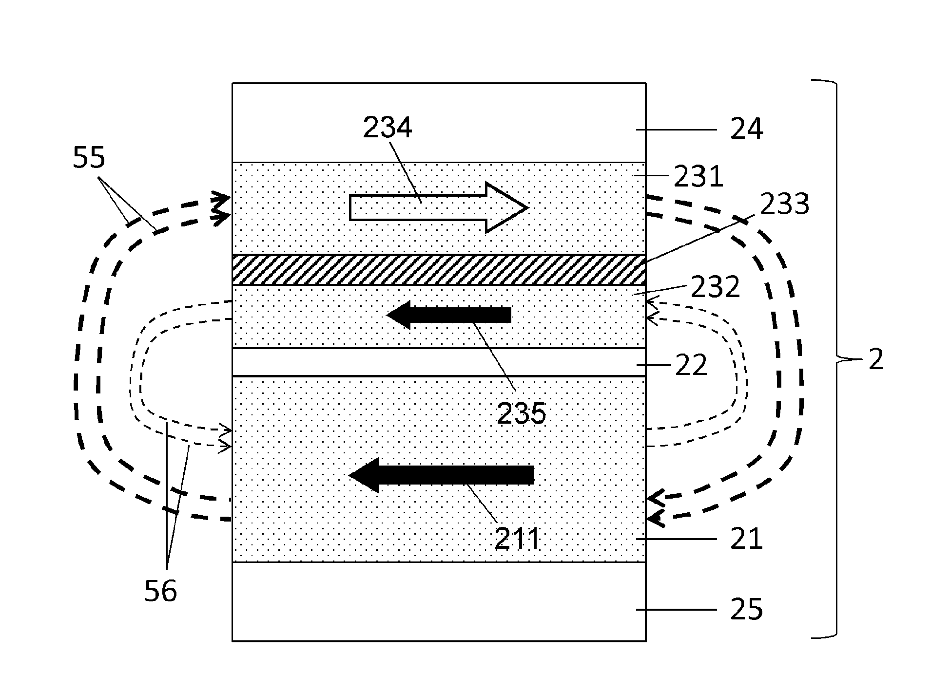 Magnetic random access memory (mram) cell and method for reading the mram cell using a self-referenced read operation