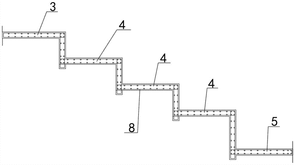 Combined construction method of cable-stayed bridge main beam and counterweight structure system of construction method