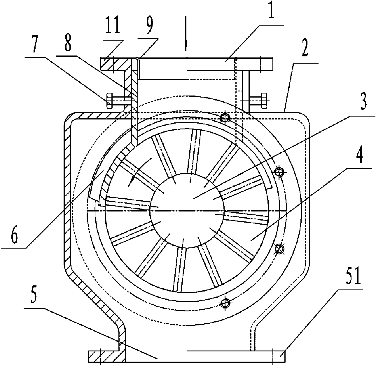 Adjustable sealing rotary valve