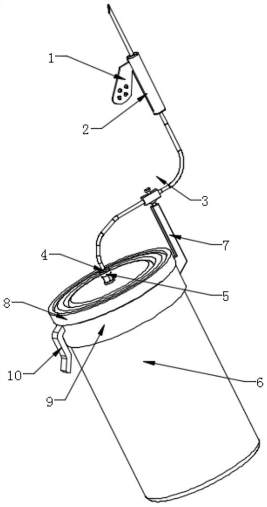 Body fluid sampling device for clinical laboratory