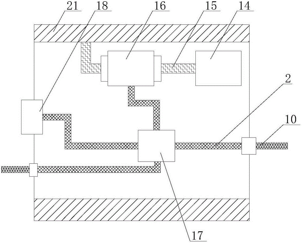 Environmental protection type under-well formation fracturing device