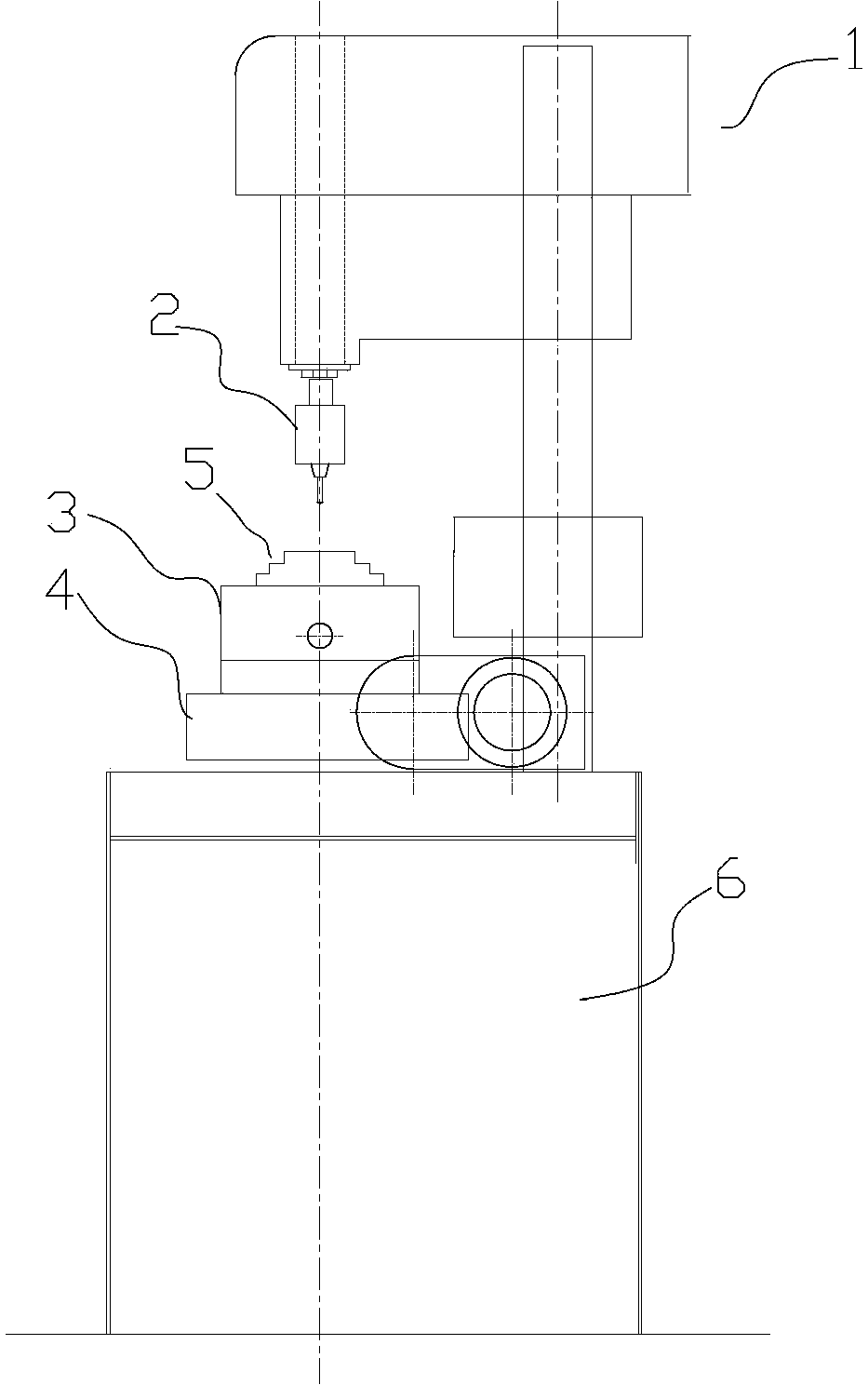 Digital control drilling machine