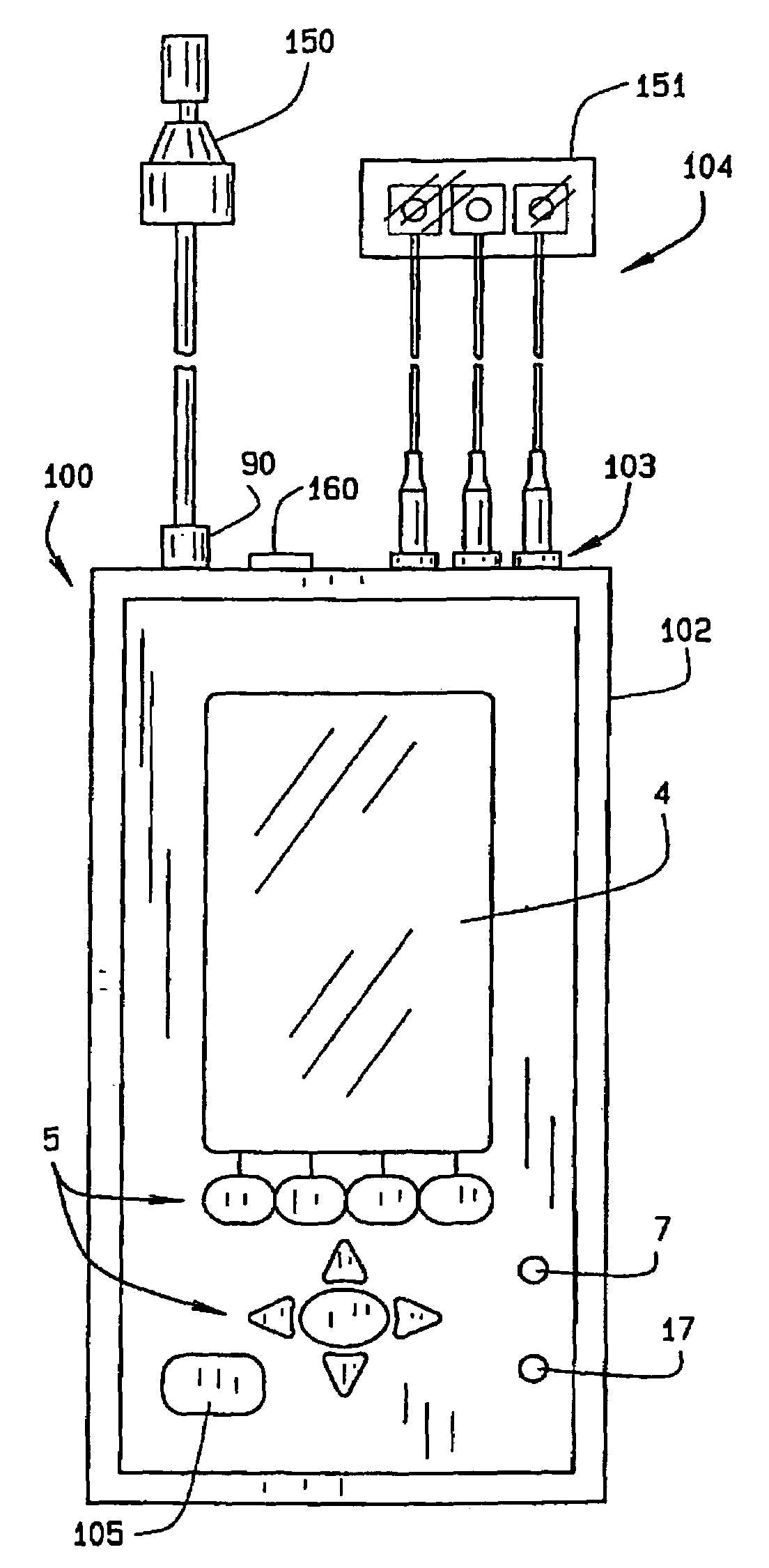 Handheld audiometric device and method of testing hearing