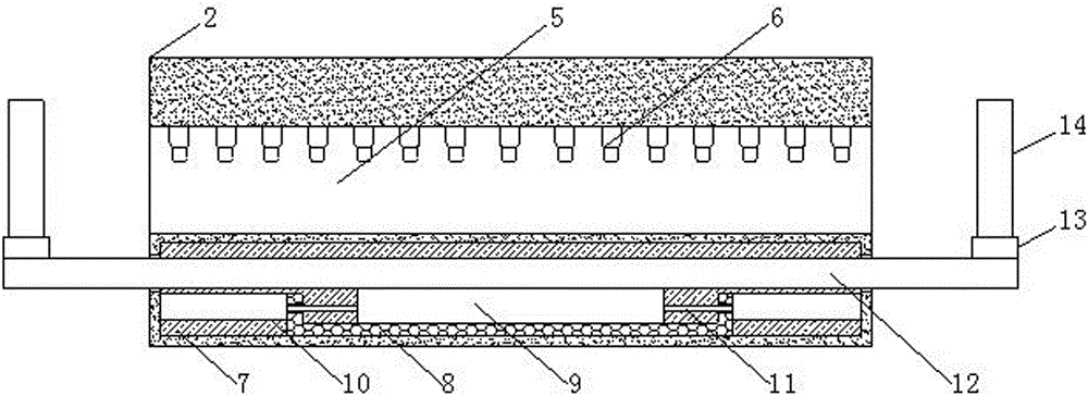 Carbon fiber composite core wire round inspection device and using method thereof