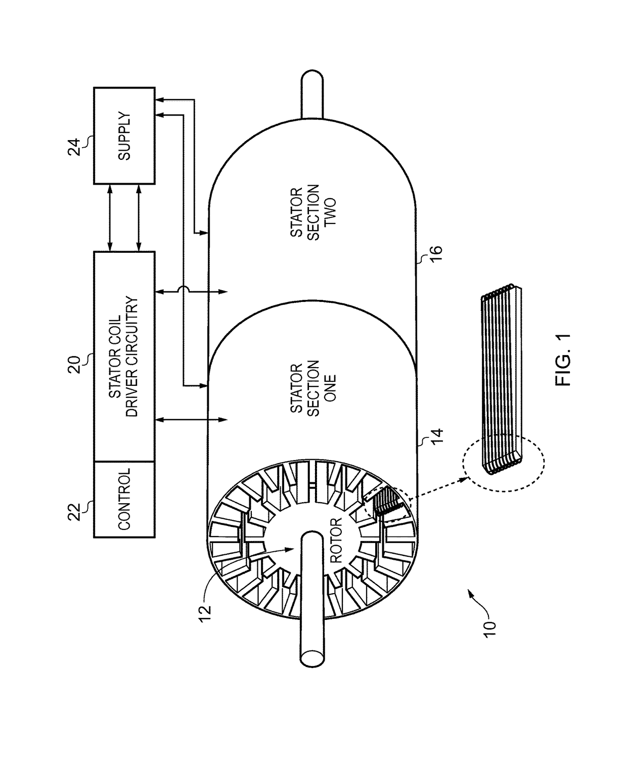 Electrical motor system and method of operating the electrical motor system