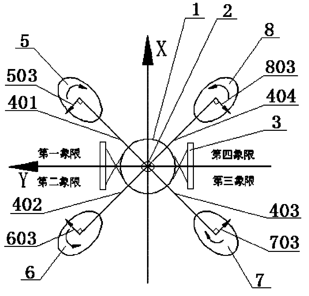 Four-rotor aircraft