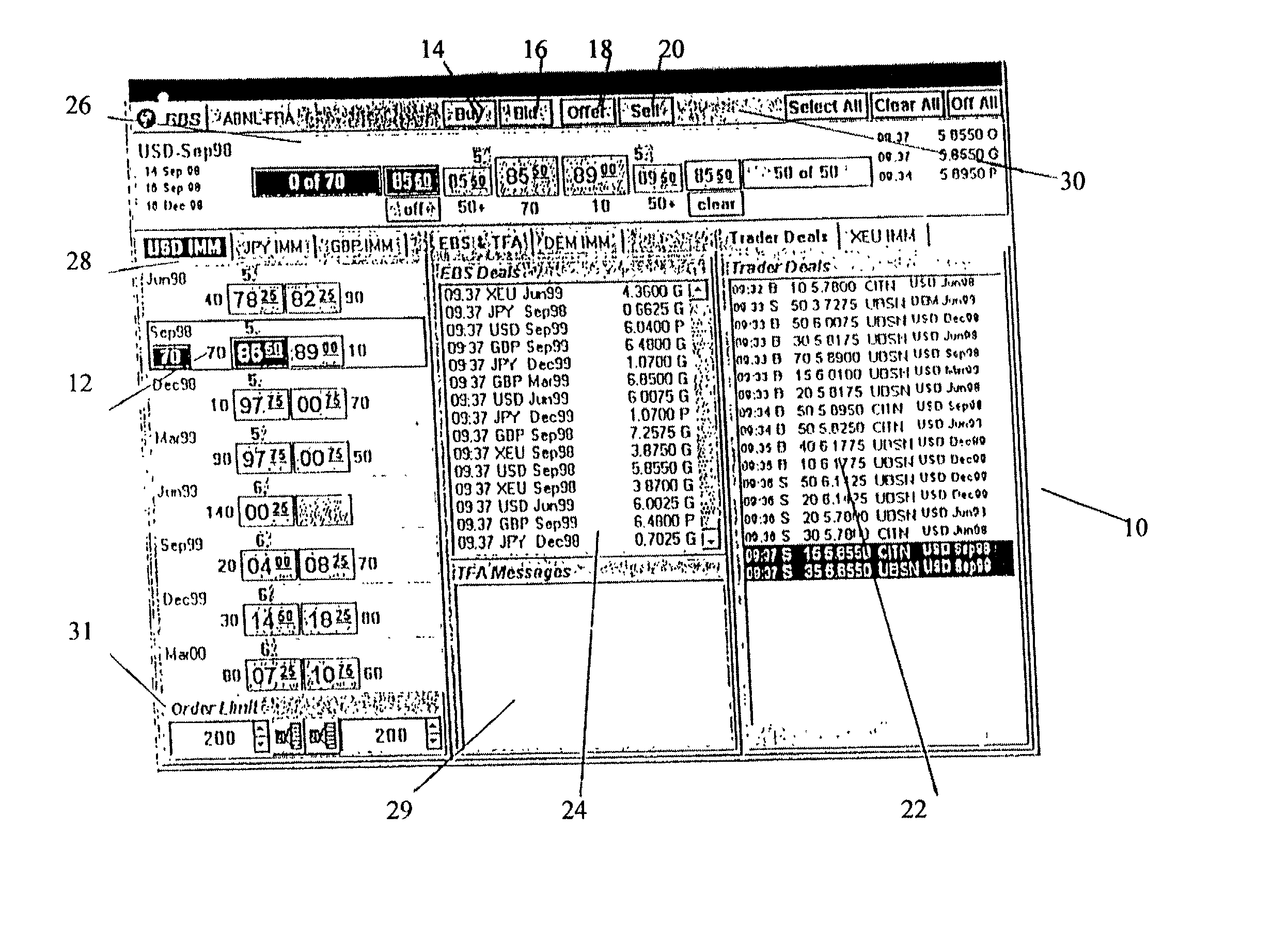 Electronic trading system