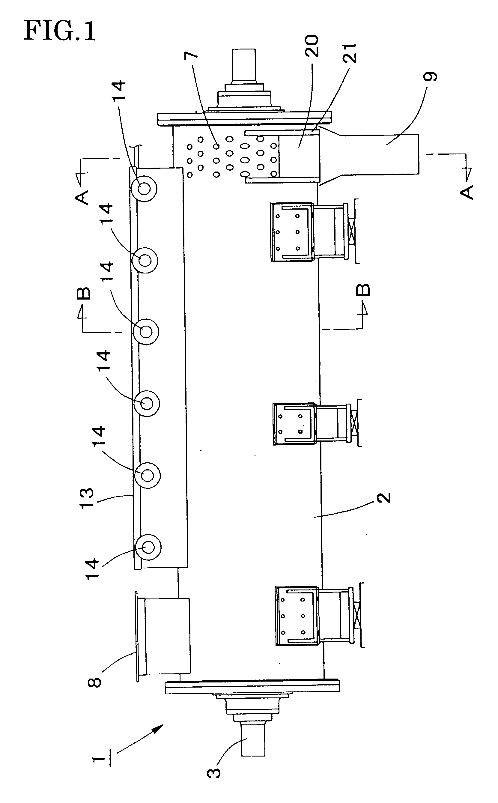 Fine powdered sand gathering system in dry condition