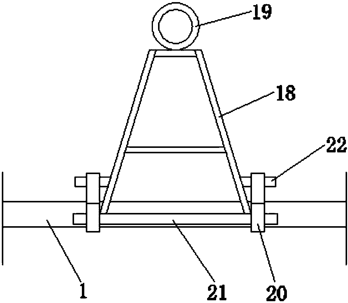 Transfer trolley for handling automobile rear axle assembly