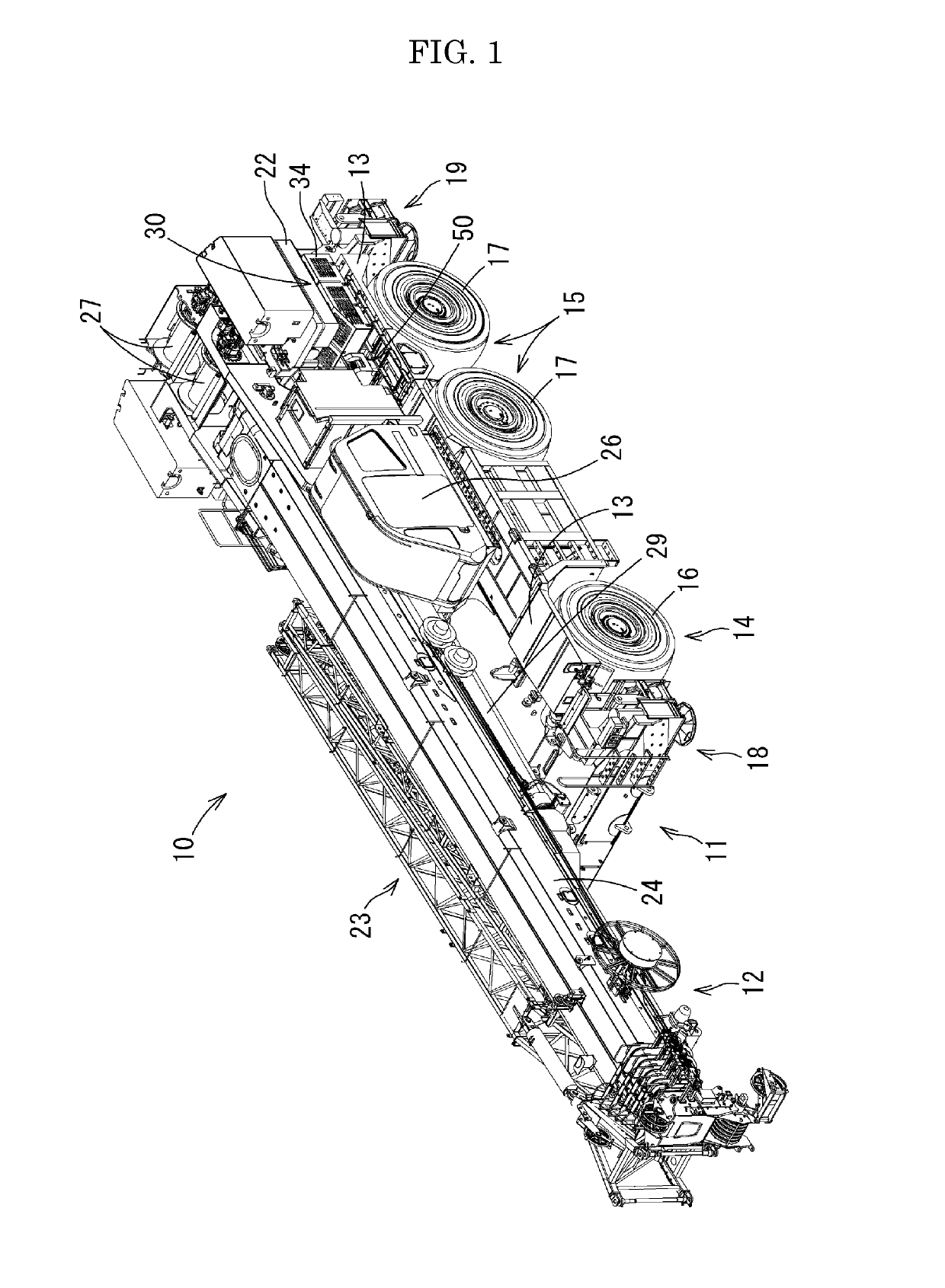 Rough terrain crane