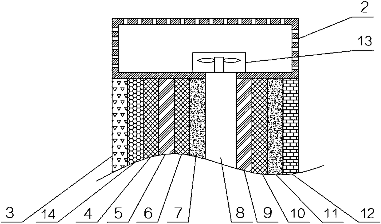 Multilayer rapid temperature rising type electric heater containing graphene and aluminum alloy